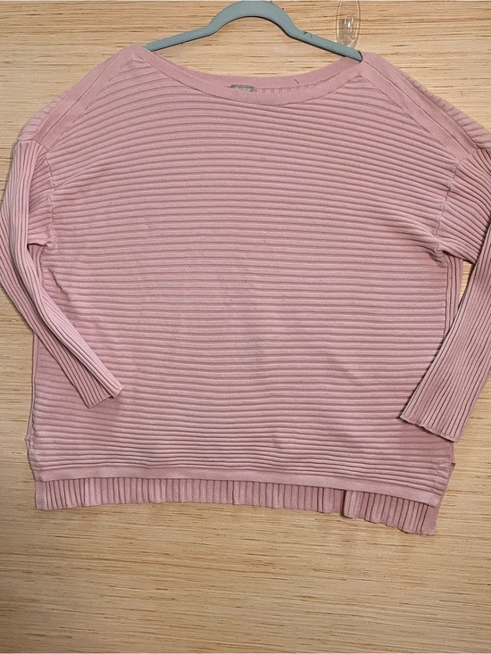 Chico's Sweaters - Chico’s Zenergy Ribbed Knit Sweater Dusty Pink Oversized Women’s XXL Size 4